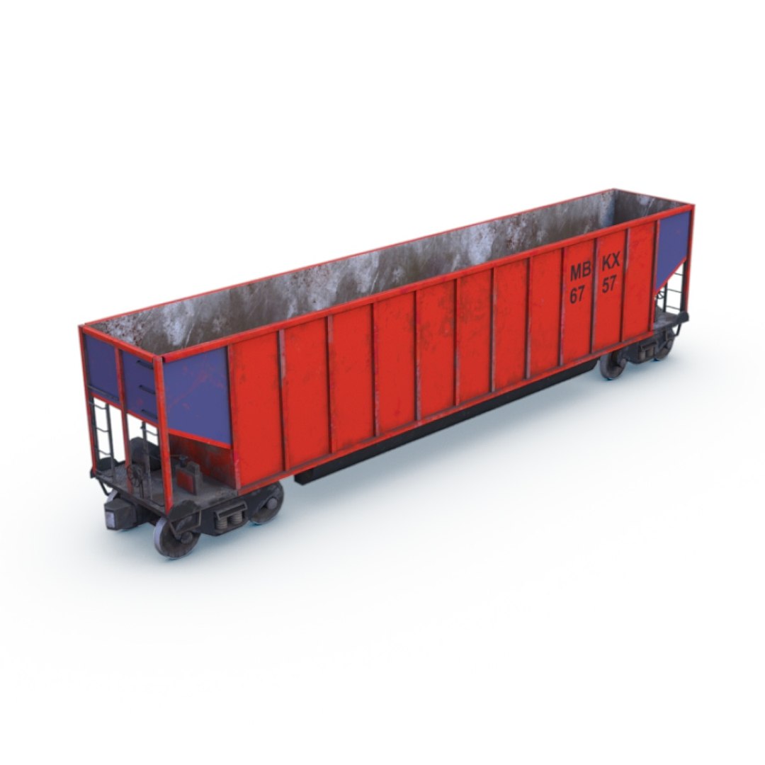 3D Coal Car - TurboSquid 1218855