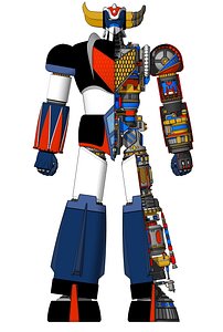 Grendizer Cutaway