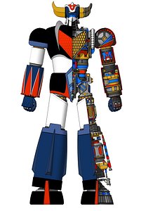 Grendizer Cutaway