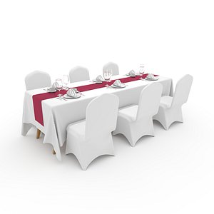 Banquet Table and Chair 95 model