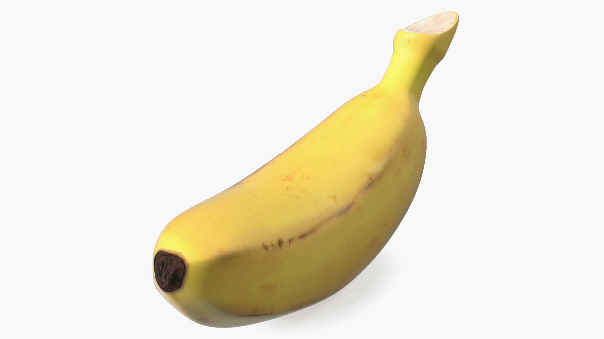 Old Ripe Baby Banana 3D model preview