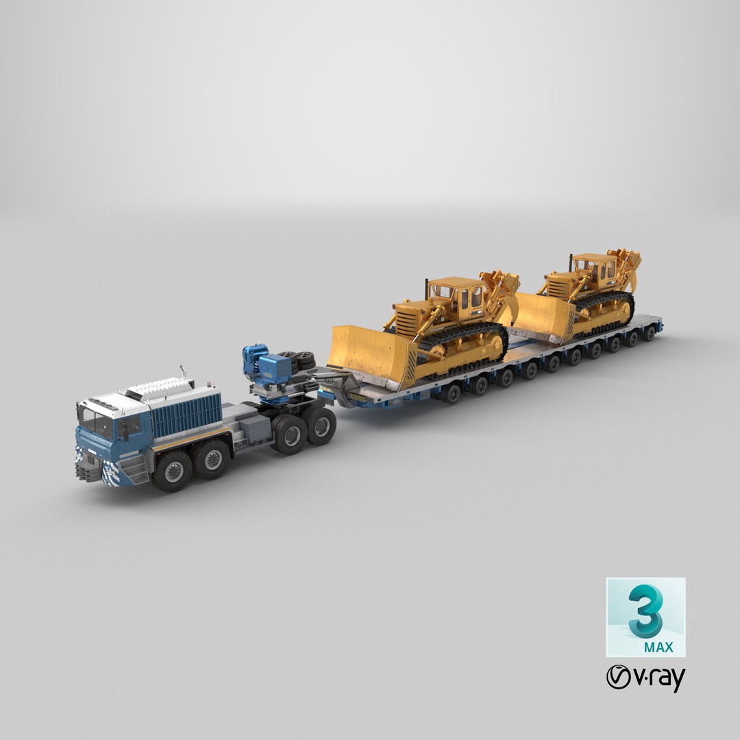 Powerful Duty Truck with Lowboy Trailer and Bulldozers 3D https://p.turbosquid.com/ts-thumb/WF/7Ui3Hd/pY/stemcell_max_vray_render/png/1740476140/1920x1080/fit_q87/90eb8e42ef22d466e14d927dbafa1559b2c6f0c9/stemcell_max_vray_render.jpg