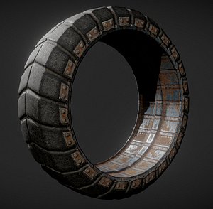 Futuristic Tire Rusty Version