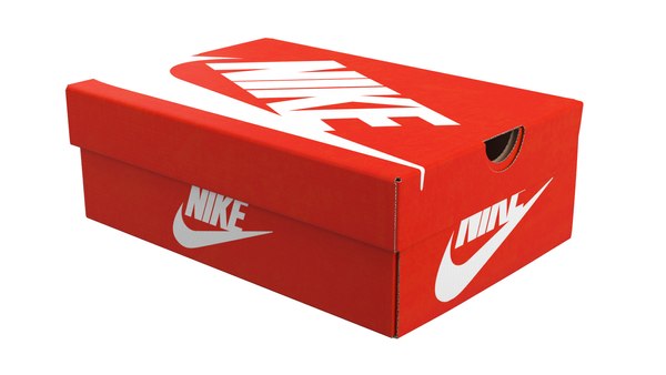 modelo 3d Caja de zapatos Nike cerrada TurboSquid 2158244