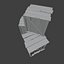 Stylized wooden box low poly Low-poly 3D model