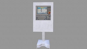 Panel Monitor Screen 3D model