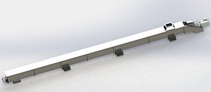 3D diameter 450mm x length 10000mm screw conveyor