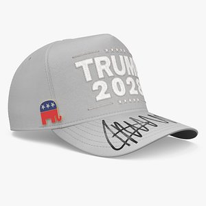 Trump 2028 Campaign Cap 3D