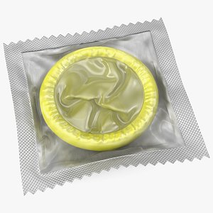Condom Transparent Package 3D model
