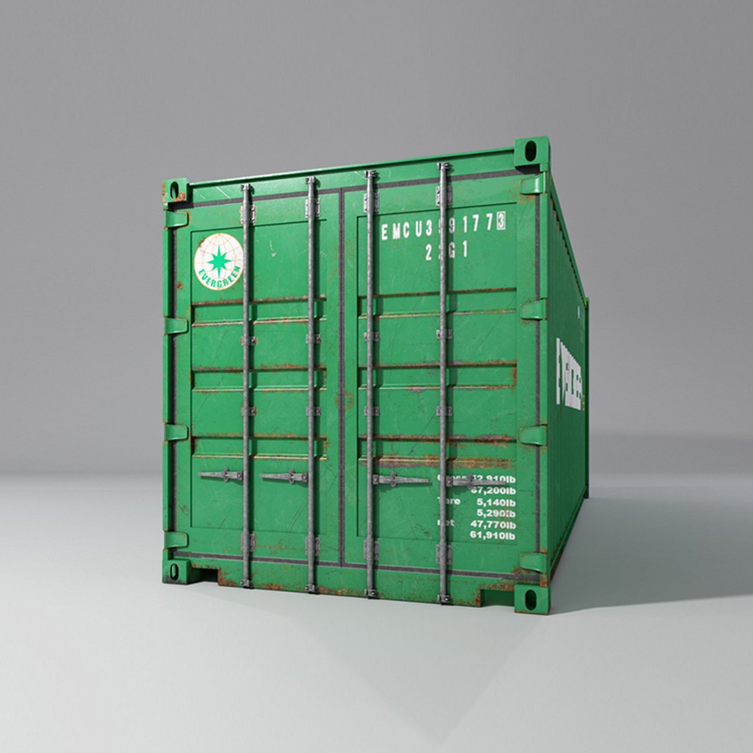 3D 20 feet shipping container https://p.turbosquid.com/ts-thumb/WF/NqA0Xo/HTMM4NXV/container_03/jpg/1502456850/1920x1080/fit_q87/5996a4712835df8571b9502f520e4400d3569985/container_03.jpg