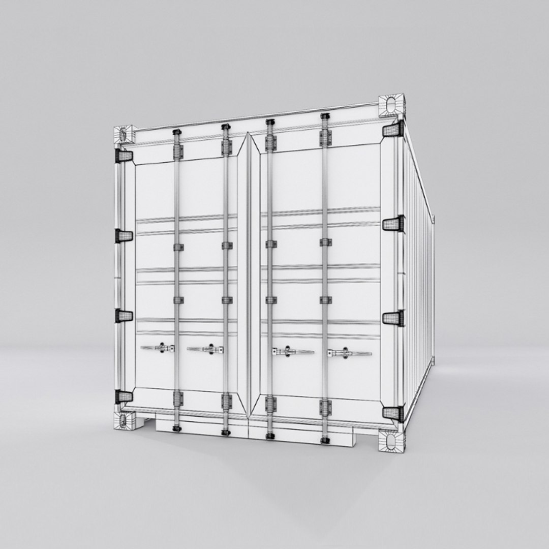 3D 20 feet shipping container https://p.turbosquid.com/ts-thumb/WF/NqA0Xo/cQ82y8ZF/containerwire03/jpg/1502456850/1920x1080/fit_q87/42ff9bcfaae9ed2bf314733a585b6a11d49e24a7/containerwire03.jpg