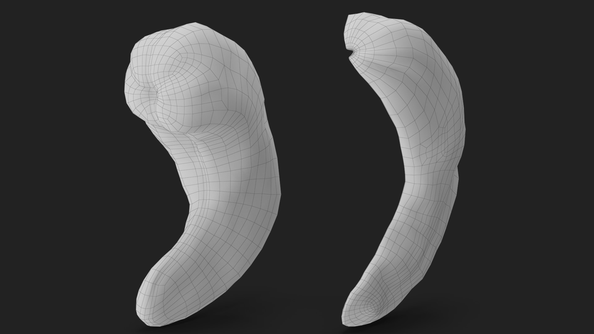 3D model Cashews 6 https://p.turbosquid.com/ts-thumb/WF/P9fvKa/Cl/wireframe_02/jpg/1702970561/1920x1080/fit_q87/c1aff91b93be09a5f6023113675cfe7c84795272/wireframe_02.jpg