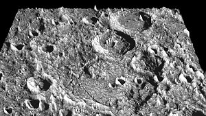 3D model Janssen Lunar Crater
