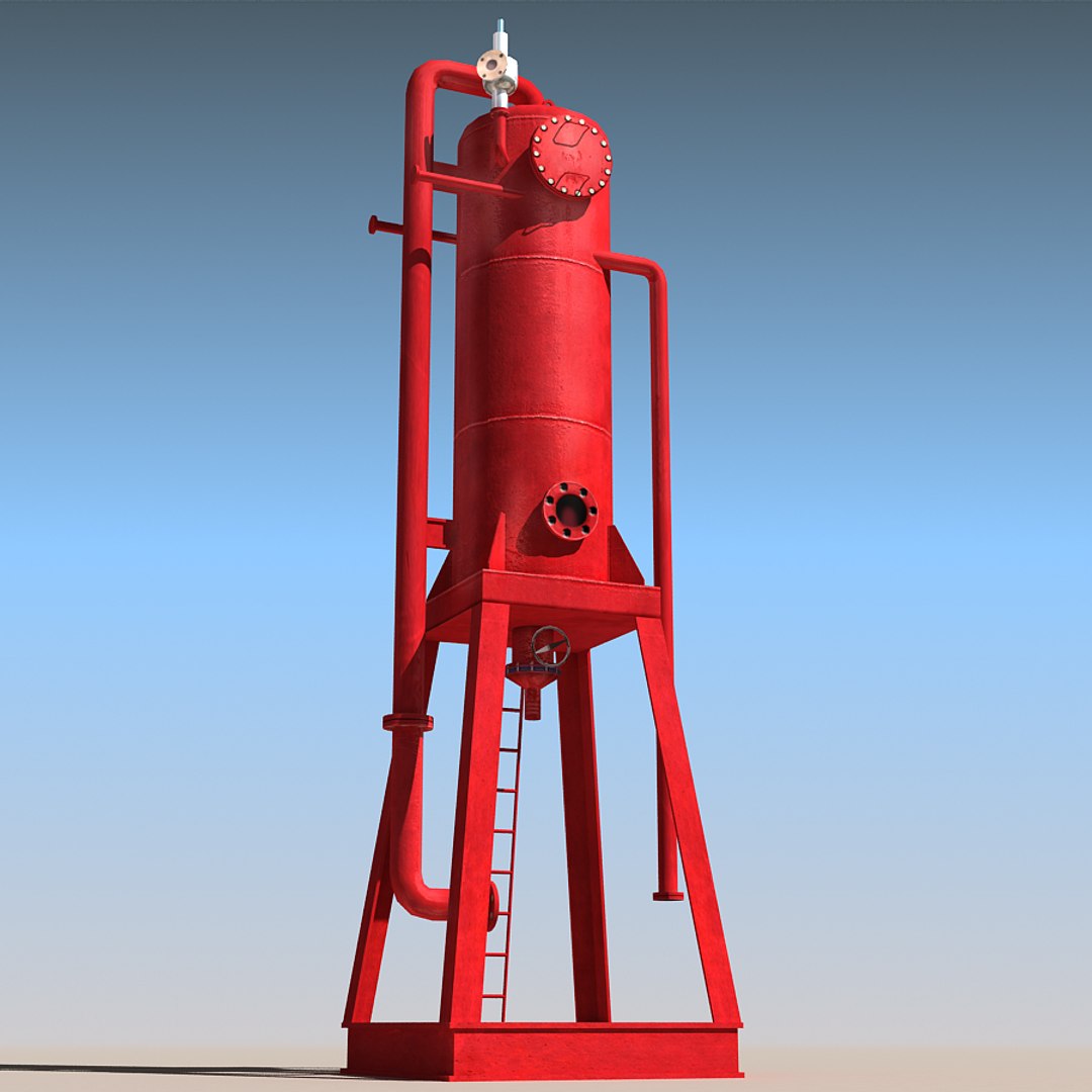 3d Derrick Mud Gas Separator