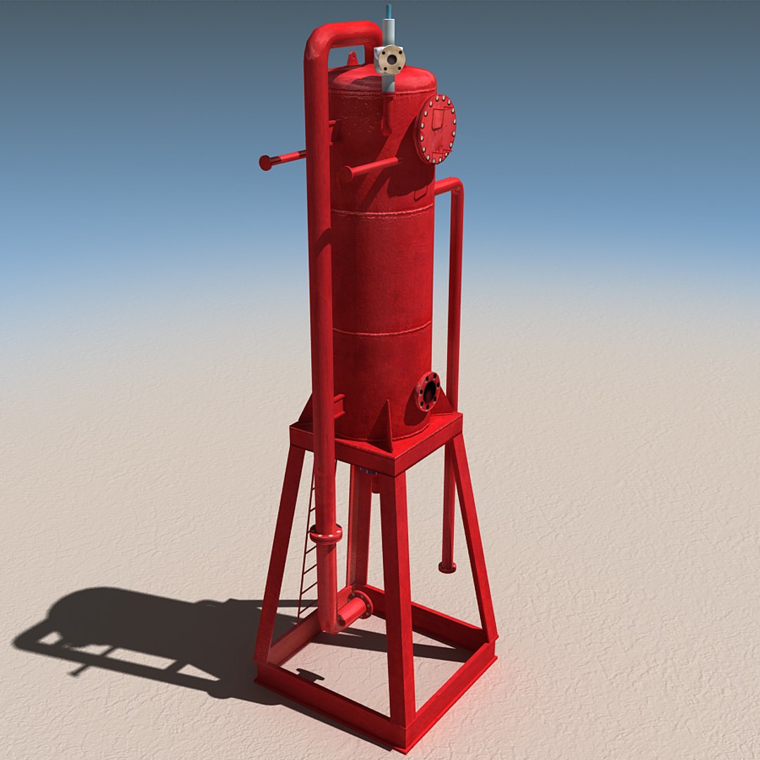 3d Derrick Mud Gas Separator