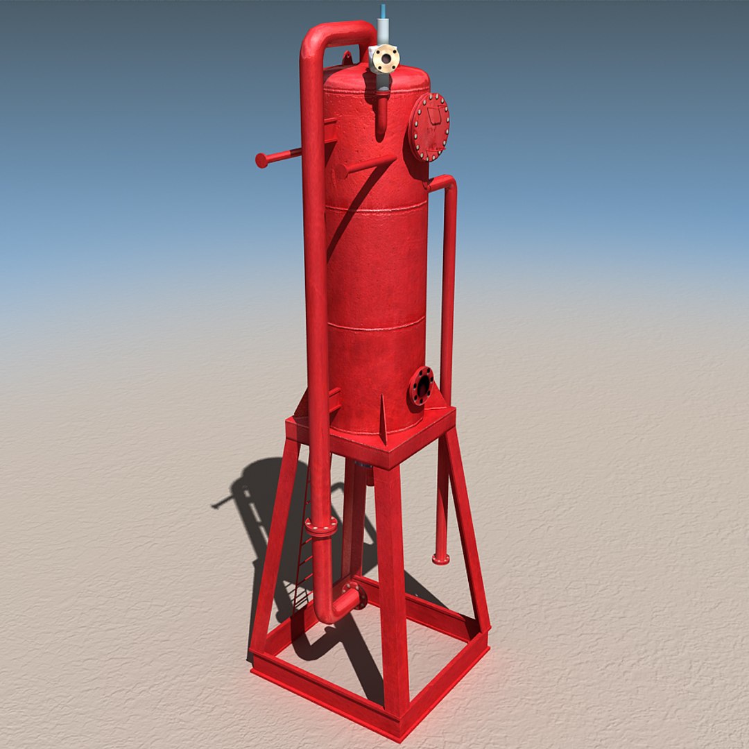 3d derrick mud gas separator