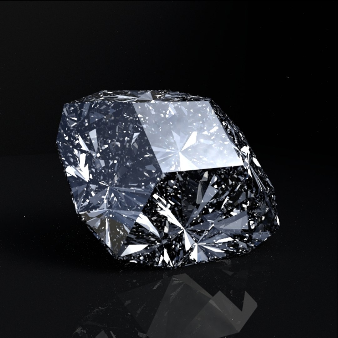 diamond gems 3d obj