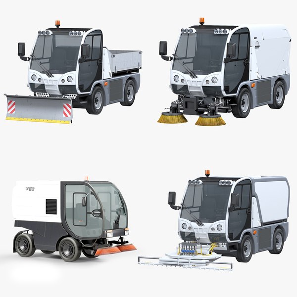 Road Sweeper Ausa W200H 3D - TurboSquid 1774311