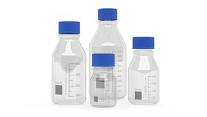 Glass Bottles 3D model