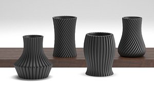Vases modern 3D print model
