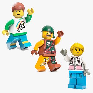 Rigged LEGO Minifigures Collection