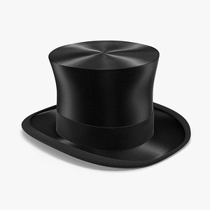 luxury black hat 3D