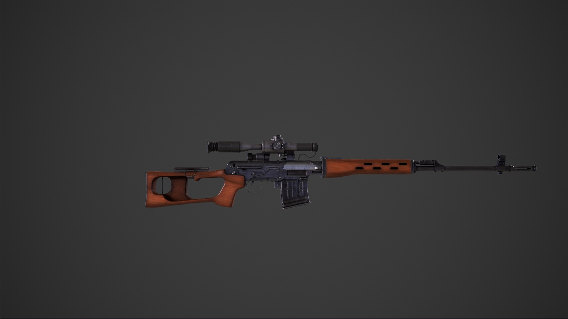 SVD Dangerous Sniper Rifle - AAA Gameready 3D Model - TurboSquid 2060645