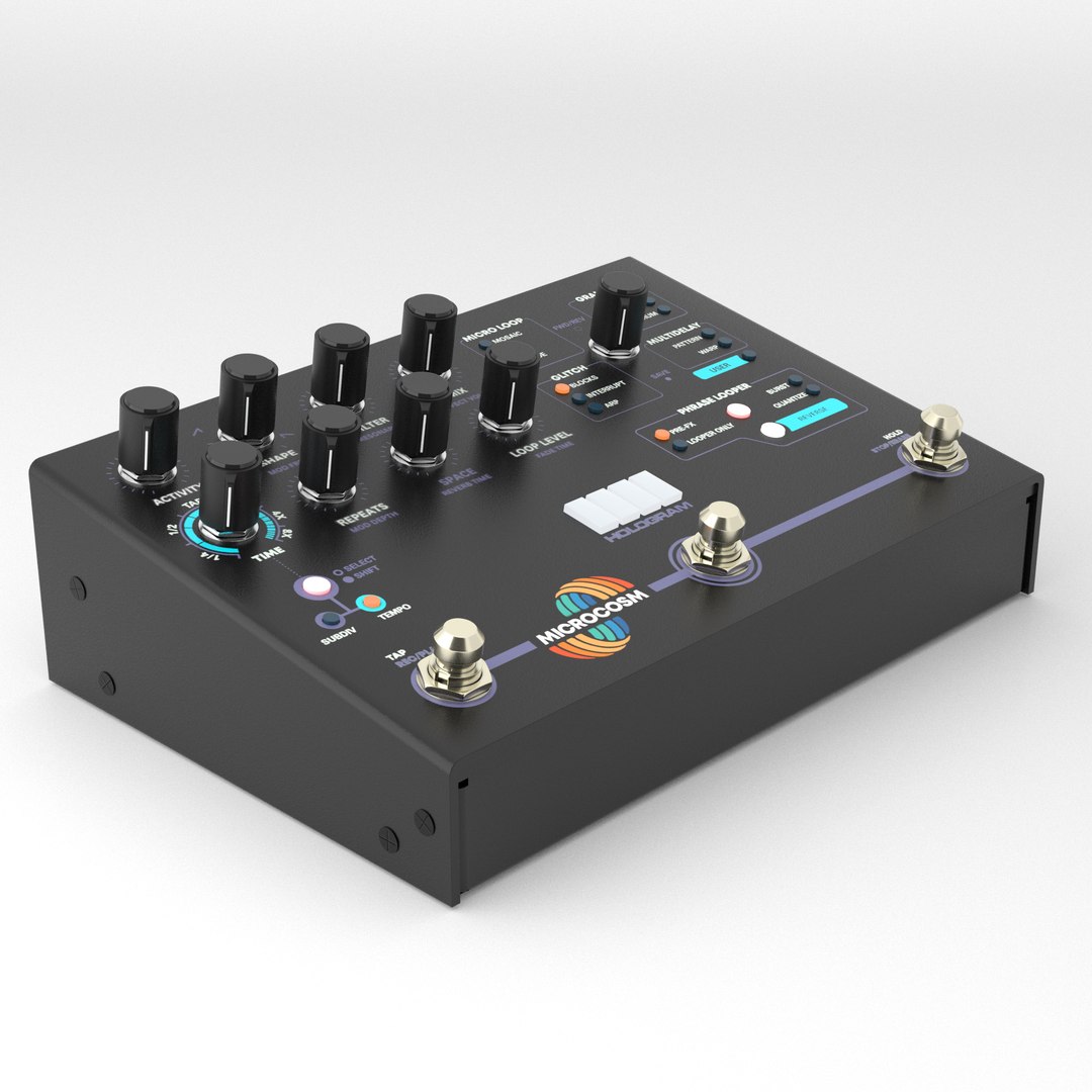 Hologram Microcosm Black 3D - TurboSquid 2247431