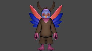 bird with fee