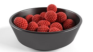 3D blackberry fruit plate