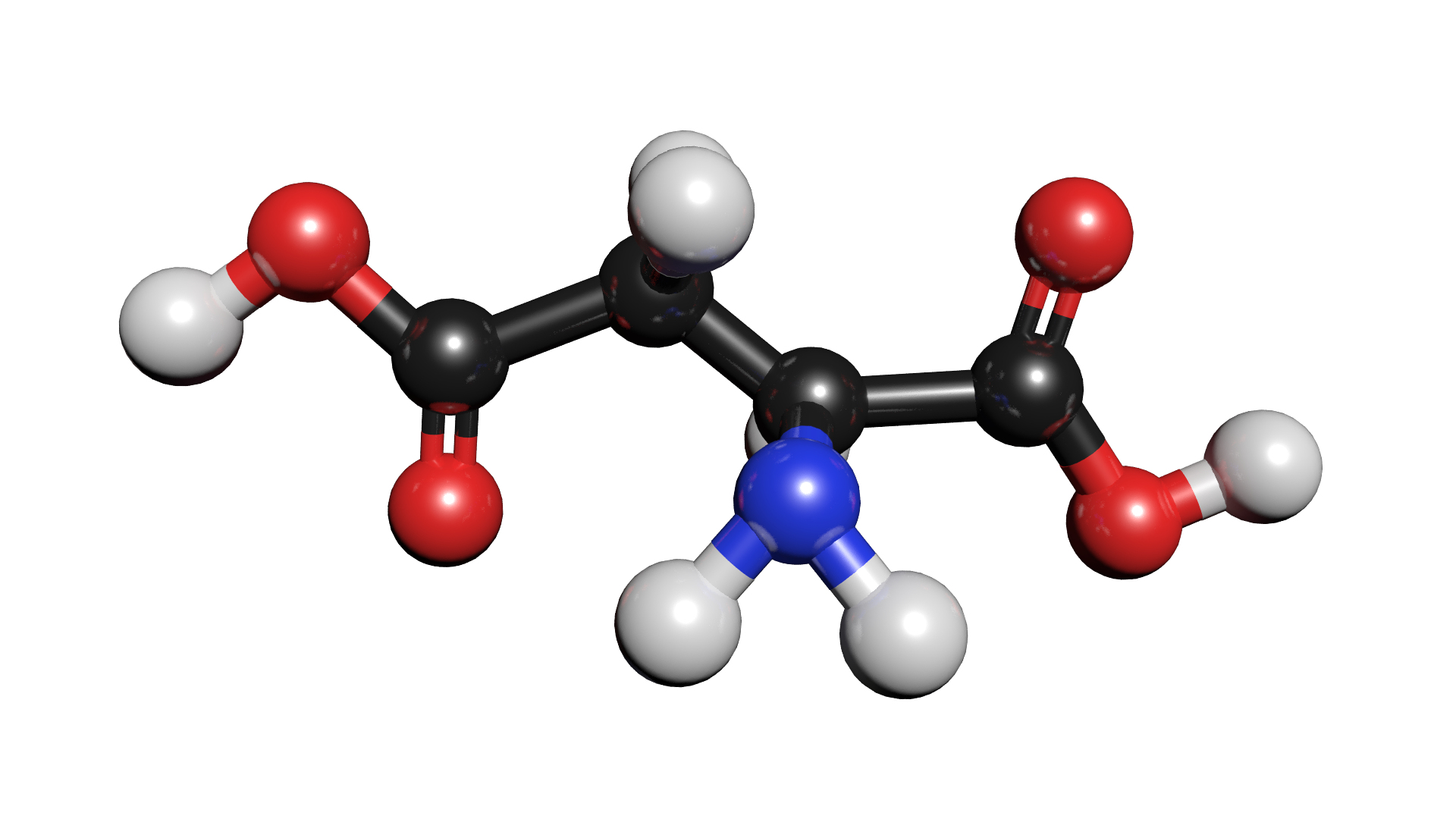 3D C4h7no4 Aspartic Acid C - TurboSquid 1422568