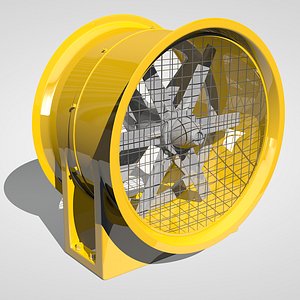 3d industrial fan