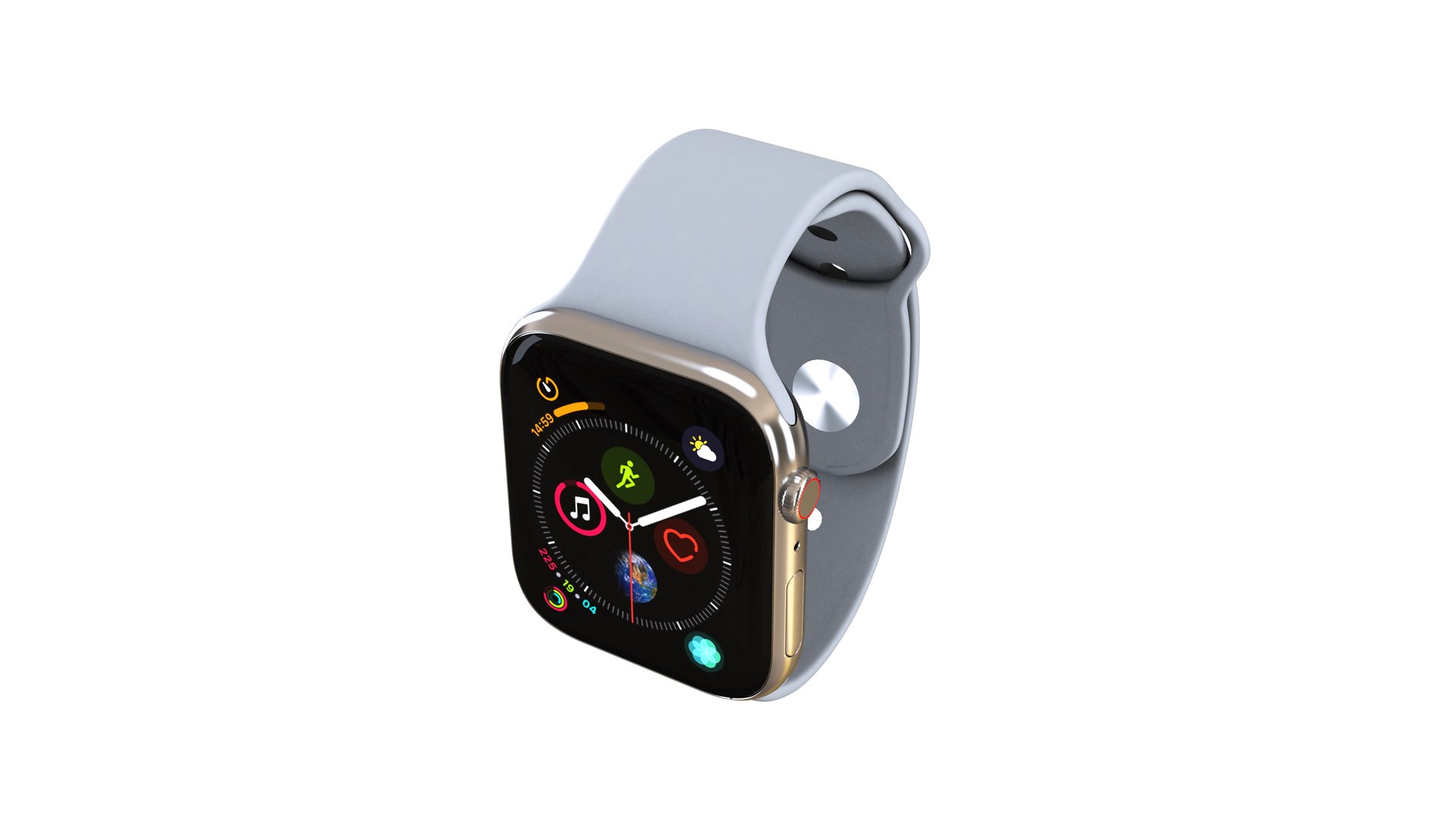 3D apple watch stainless - TurboSquid 1569387