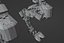 3D Walking tank - low-poly game-ready 3D model