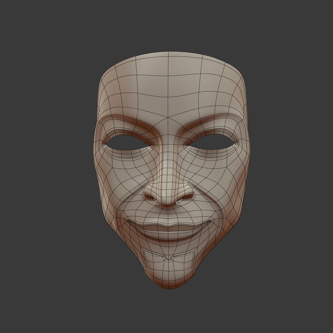 3D Model Anonymous Mask - TurboSquid 1284793