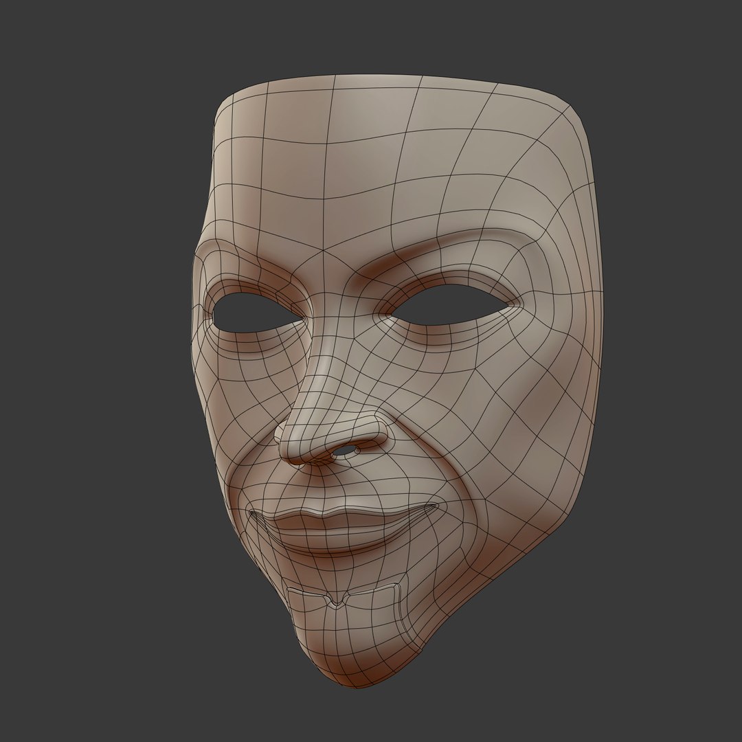 3D Model Anonymous Mask - TurboSquid 1284793