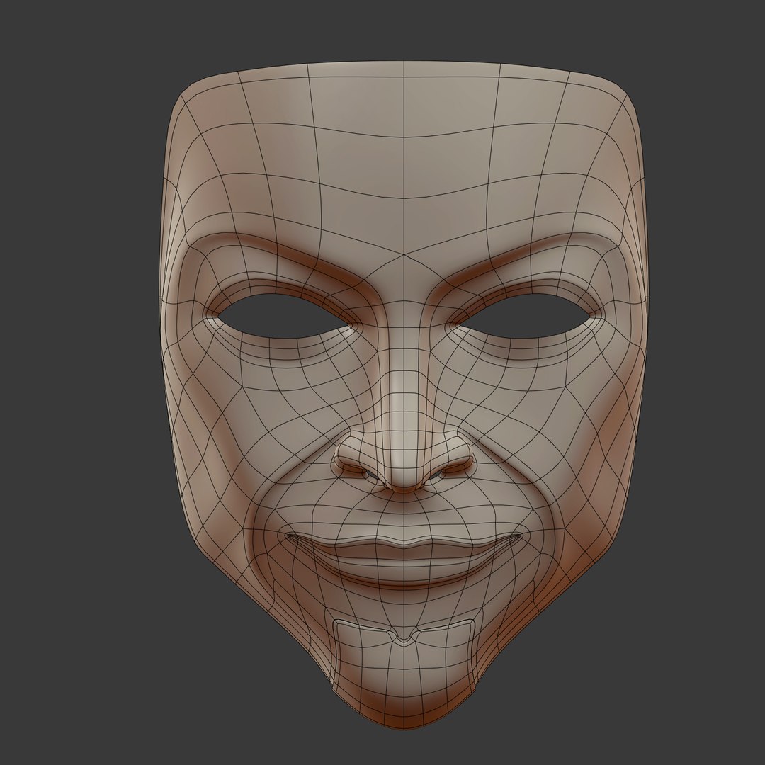 3D Model Anonymous Mask - TurboSquid 1284793