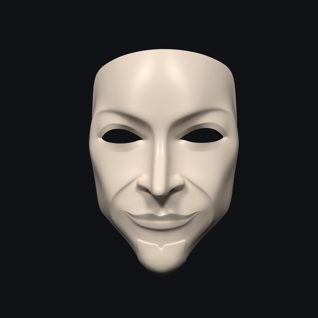 3D Model Anonymous Mask - TurboSquid 1284793