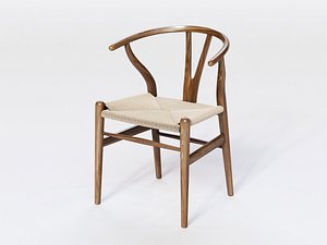 ch24 wishbone chair 3D model