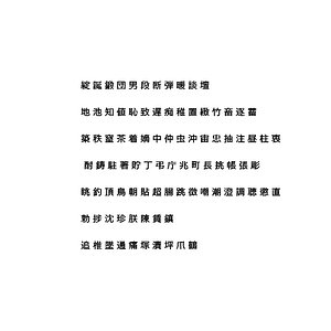 3D chinese meiryo font set14 model