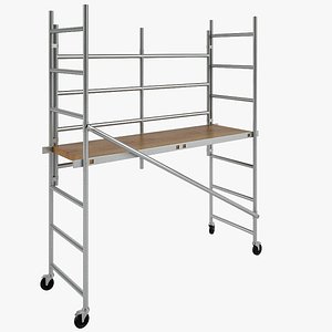 3d model of scaffold tower