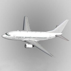 Boeing 737-500 Generic white