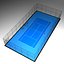 3d model tennis court vinyl