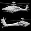 3d model helicopter ah-64 apache usa