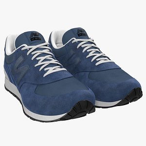 3d model sneakers 5 blue