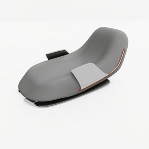 3D Futuristic Lounge Armchair model