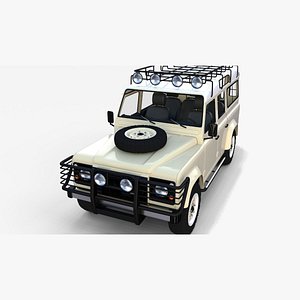 land rover defender 110 3d model