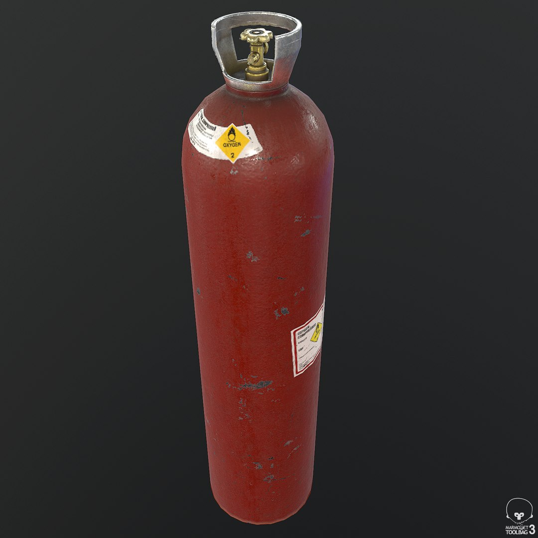 oxygen tank 3d max