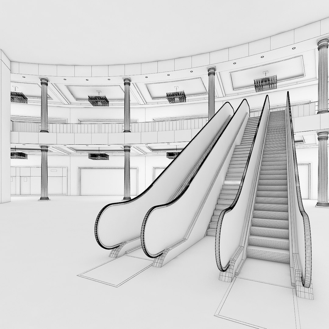 3d model shopping mall 5