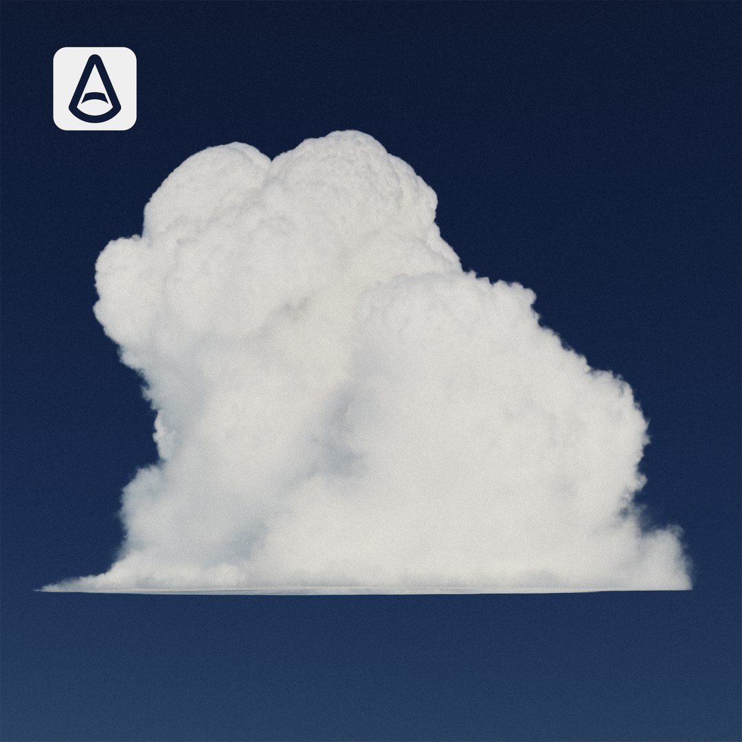 3D Photorealistic Vdb Cumulus Cloud Type D Model - TurboSquid 1901351